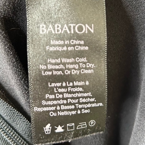 Babaton Mace Pant Skinny Vegan Soft Brushed Suede Black Size 8 - Picture 9 of 10